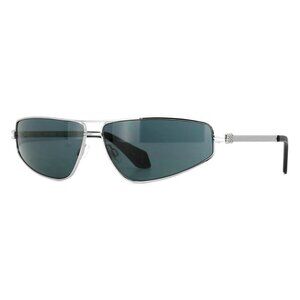 A0899Z New PALM ANGELS Clavey Silver Wraparound PERI059 7207 Sunglasses Women